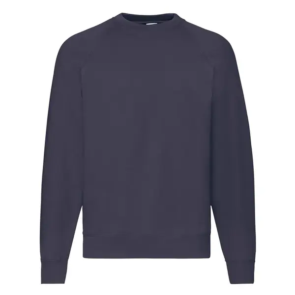 Granatowa bluza męska Raglan Sweat Fruit of the Loom