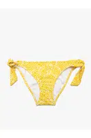Koton Normal Waist Patterned Bikini Bottoms