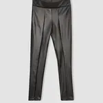 DEFACTO Girl's Long Faux Leather Leggings