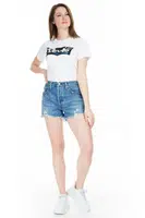 Levi&#39;s Modré dámské džínové kraťasy Levi's® - Dámské