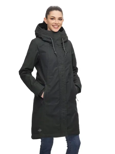 Ragwear Prechodná parka 'Declana'  tmavozelená