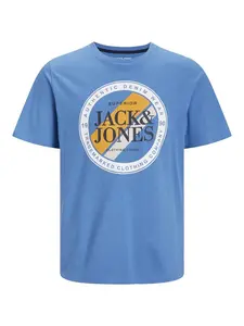 JACK & JONES Tričko 'Loof'  modrá