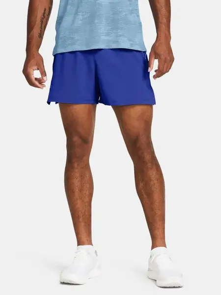 Under Armour Kraťasy LAUNCH ELITE 5'' SHORT-BLU - Pánské