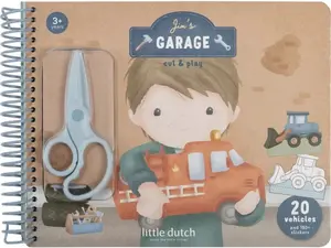 Kniha s vystřihovacími auty Jim