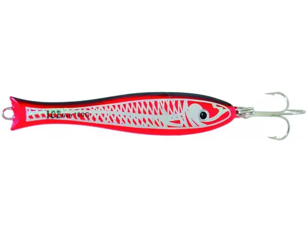 Ice fish pilker 3d červená - 300 g