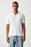 Guess úpletové polo tričko pánske s viskózou