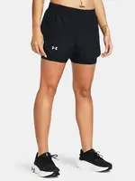 Under Armour Kraťasy UA Fly By 2-in-1 Shorts-BLK - Dámské