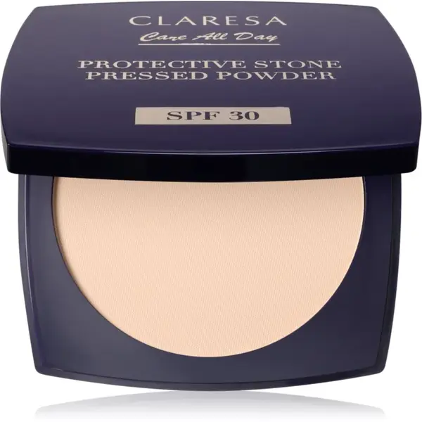Claresa Care All Day Protective Stone Pressed Powder fixačný púder SPF 30 10 g