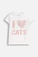 Dětské tričko Coccodrillo bílá barva, EVERYDAY GIRL A