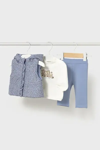 Kojenecká sada Mayoral Newborn modrá barva, 2632