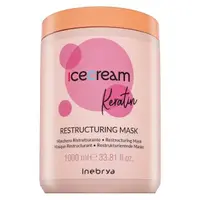 Inebrya Ice Cream Keratin Restructuring Mask posilující maska s keratinem 1000 ml