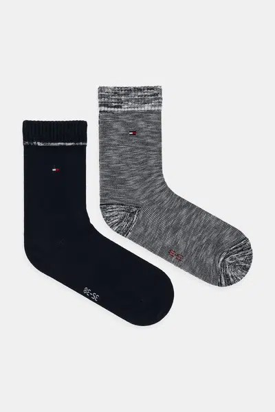 Ponožky Tommy Hilfiger 2-pack tmavomodrá barva, 701236460