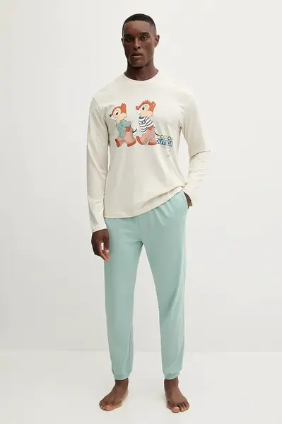 Bavlněné pyžamo United Colors of Benetton