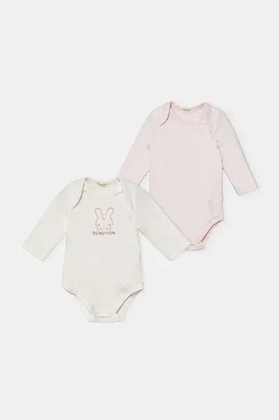 Kojenecké body United Colors of Benetton 2-pack