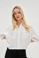 Marisse Short White Shirt