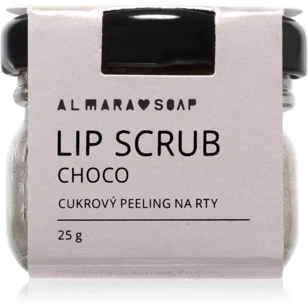 Almara Soap Lip Scrub cukrový peeling na rty Choco 25 g