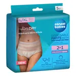 CANPOL BABIES Jednorázové poporodní kalhotky s vložkou 2v1 L/XL 5 ks