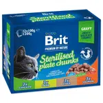 Kapsička Brit Premium Cat Meat Sterilisod mix v omáčce Multi 12x100g