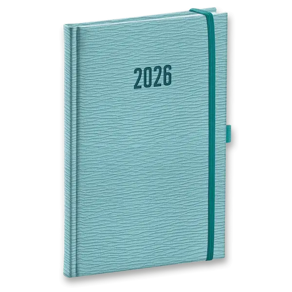 Týdenní diář Rivoli 2026 - A5, světle modrý