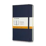 Zápisník Moleskine - tvrdé dosky M, linajkový, modrý