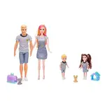 Woody Panenky Rodina s mazlíčky, 30cm