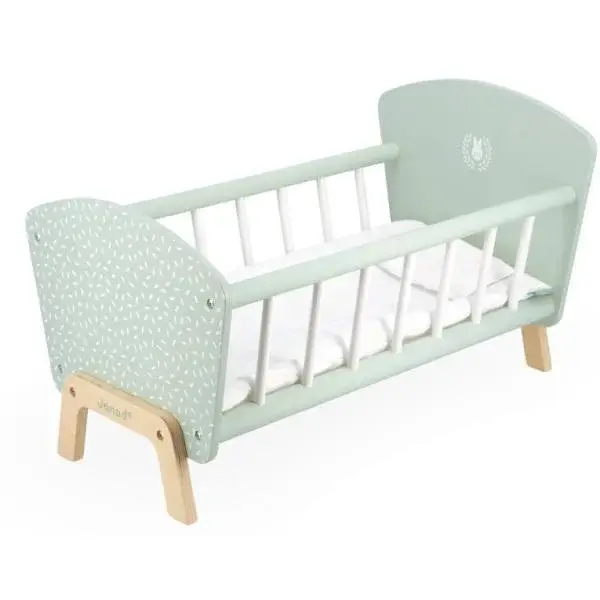 Janod Dřevěná postýlka pro panenku Zen