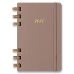 Diář Moleskine Spiral - tvrdé desky L, měsíční/týdenní, růžový