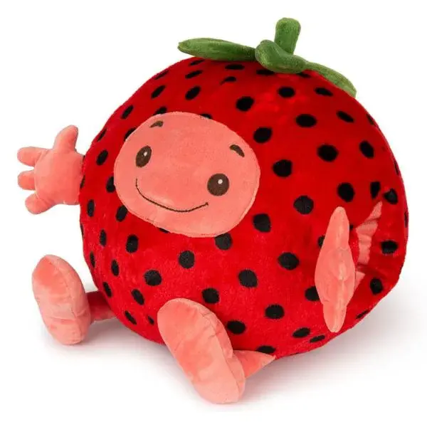 Cozy Noxxiez HW750 Jahoda - hřejivý plyšový polštář 3 v 1