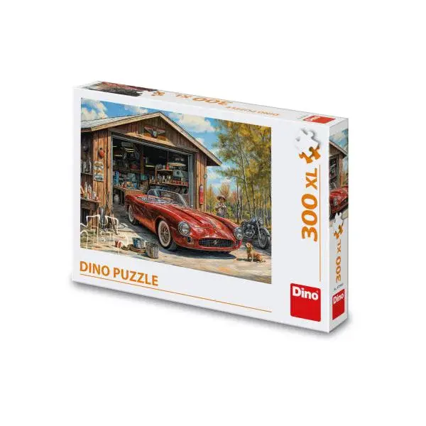 Puzzle Jaguar v garáži 300 xl dílků