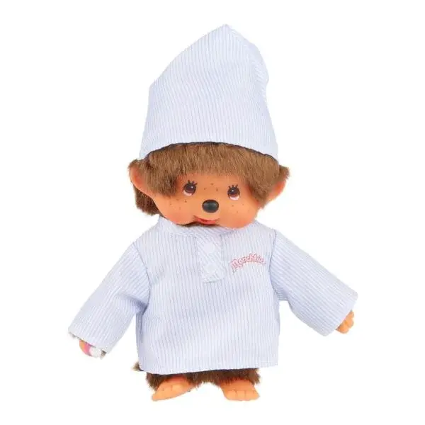 Monchhichi Mončiči chlapec v pruhovaném pyžamu 20cm