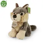 Plyšový vlk sedící 18 cm ECO-FRIENDLY