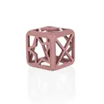 Silikonové kousátko Square, Old Pink