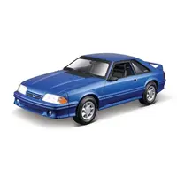 Maisto - 1993 Ford Mustang SVT Cobra, kovová modrá, montážní linka, 1:24