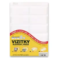 Vizitkový karton Trodat - bílý, 10 ks