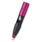 Ořezávátko Faber-Castell se stěrací pryží - mix barev