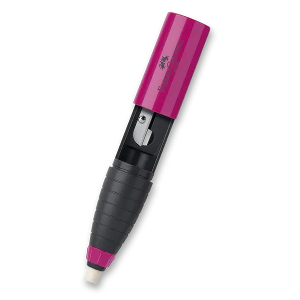 Ořezávátko Faber-Castell se stěrací pryží - mix barev