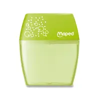 Ořezávátko Maped Shaker - s odpadní nádobkou - 2 otvory, mix barev