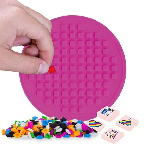 PIXIE CREW mozaikový panel fuchsiový kruh