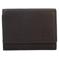 Menší dámská kožená peněženka SendiDesign Balla - tmavě hnědá