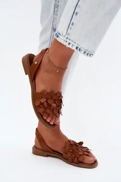 Kožené sandály Zazoo