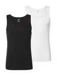 LEVI'S ® Tričko 'Levi's® Pride Rib Tank - 2 Pack'  čierna / biela