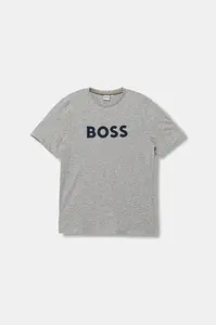 BOSS Dětské bavlněné tričko BOSS
