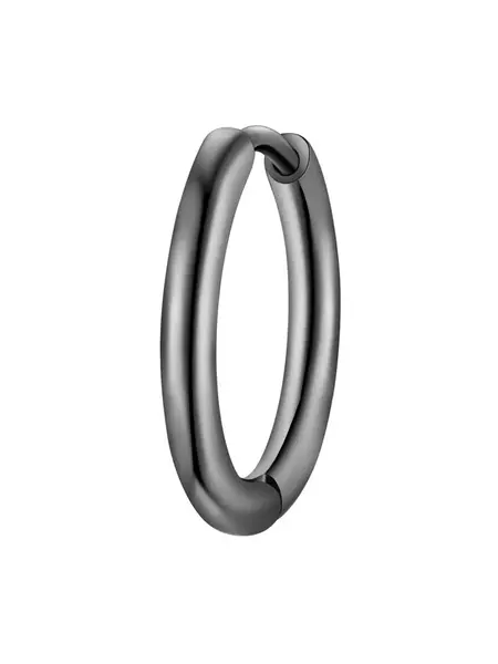 True Rebels Náušnice  tmavosivá