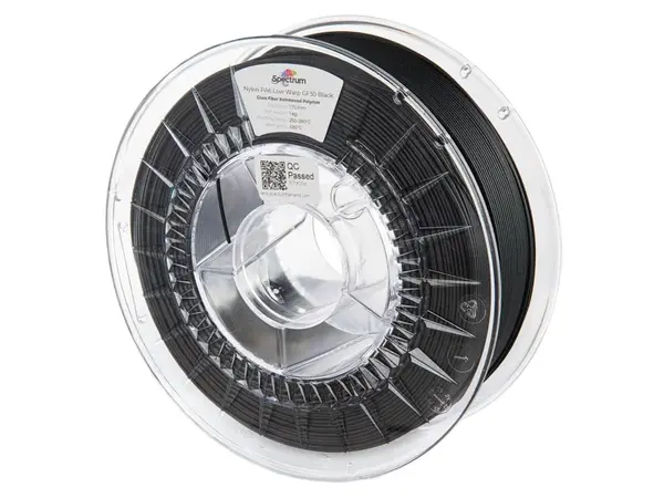 Spectrum 80741 3D filament, PA6 Low Warp GF30, 1,75mm, 1000g, Černý (Black)