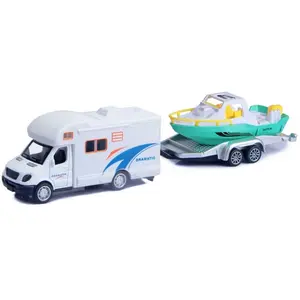 Alltoys Karavan s prívesom bílý