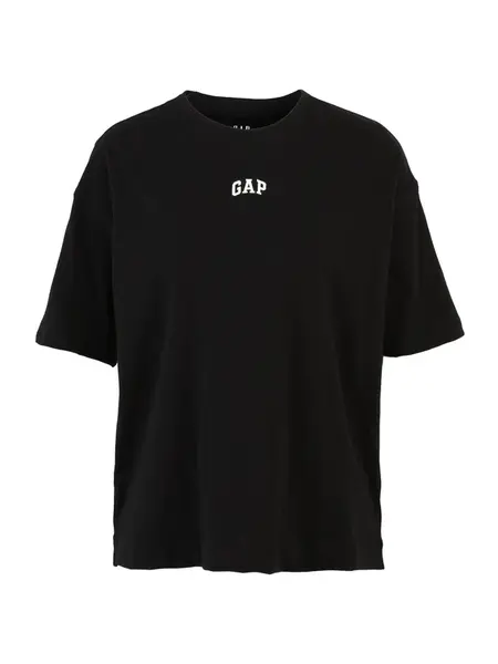Gap Petite Oversize tričko  čierna / biela