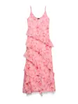 VERO MODA Letné šaty 'VMSmilla'  marhuľová / ružová / ružová