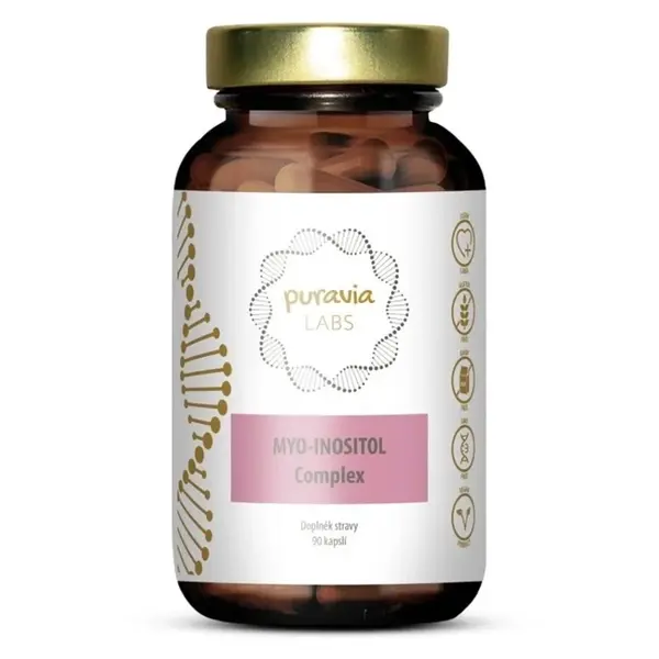 PURAVIA LABS Myo-Inositol complex 90 kapsúl