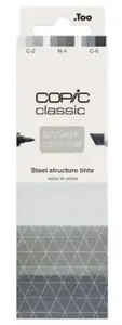 Sada markerů Copic Classic 3ks Steel structure tints