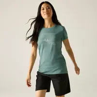 Dámské funkční tričko regatta fingal tyrkysová 40